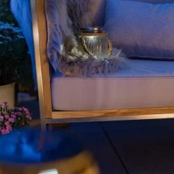 STAR TRADING Dekorationsbelysning|Solcellelamper > Solcelledrevet LED bordlampe Jar i glas