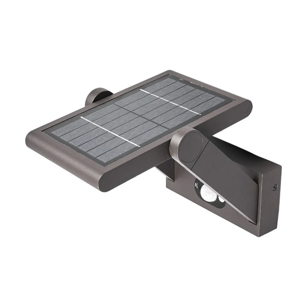Solcelle Lampe Med Sensor|Væglampe Med Sensor ^ Lucande Solcelledrevet LED-udendørsvæglampe Valerian