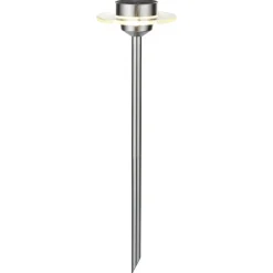 Paulmann Solcellelamper|Udendørs Spot > Solcellelampe i ædelstål Ufo med LED, IP44