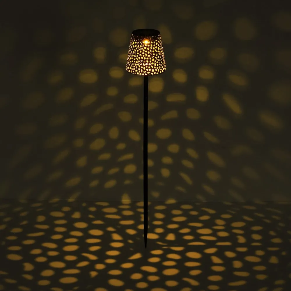 Solcellelamper|Udendørs Spot ^ Globo 36562 solcelle-lampe med jordspyd, IP44, kobber