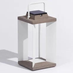 Solcelle Lampe Med Sensor|Solcellelamper ^ Les Jardins Solcellelanterne Teckalu, Duratek/hvid, 45,5 cm