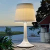 Konstsmide Dekorationsbelysning|Terrassebelysning > Soldreven LED bordlampe Assisi Sitra, i hvid