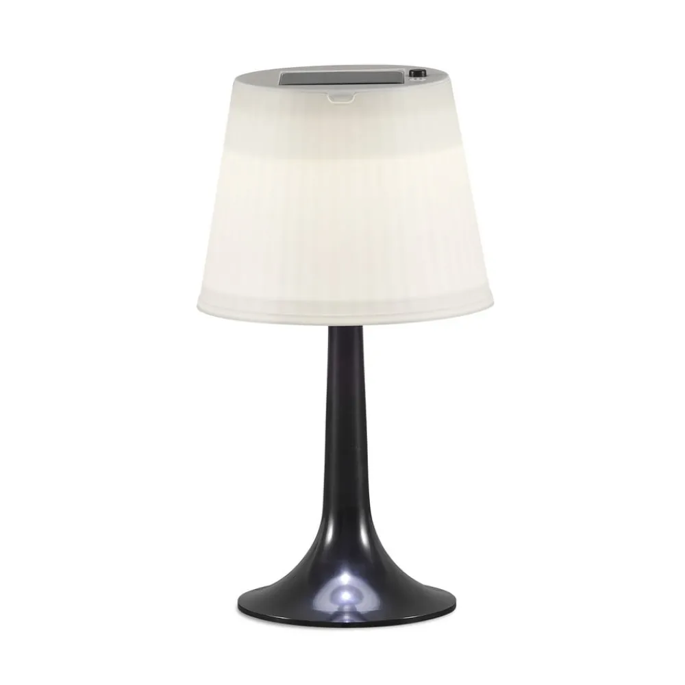 Konstsmide Dekorationsbelysning|Solcellelamper > Soldreven LED bordlampe Assisi Sitra, i sort
