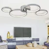 Searchlight Loftlamper > Solexa LED-loftlampe, ringformet, kromlook