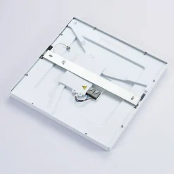 Arcchio Loftlamper > Solvie LED-loftlampe, sølv, kantet, 30 x 30 cm