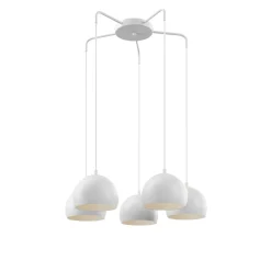 Luminex Pendellamper > Sool-pendel, hvid, fem lys