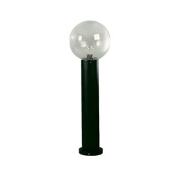 Albert Leuchten Gadebelysning > Sort pullertlampe med blæreglas