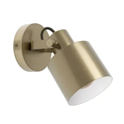 EGLO Spotlights|Væglamper > Southery vægspot, creme-guld børstet, 1 lyskilde