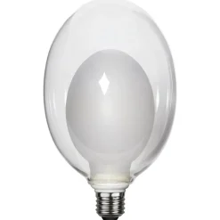 STAR TRADING Dæmpbar Led-Pære > Space E27 D120 LED-pære 3,5 W, opal, 3-trins dæmp.