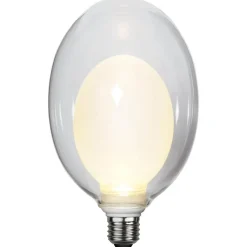 STAR TRADING Dæmpbar Led-Pære > Space E27 D120 LED-pære 3,5 W, opal, 3-trins dæmp.