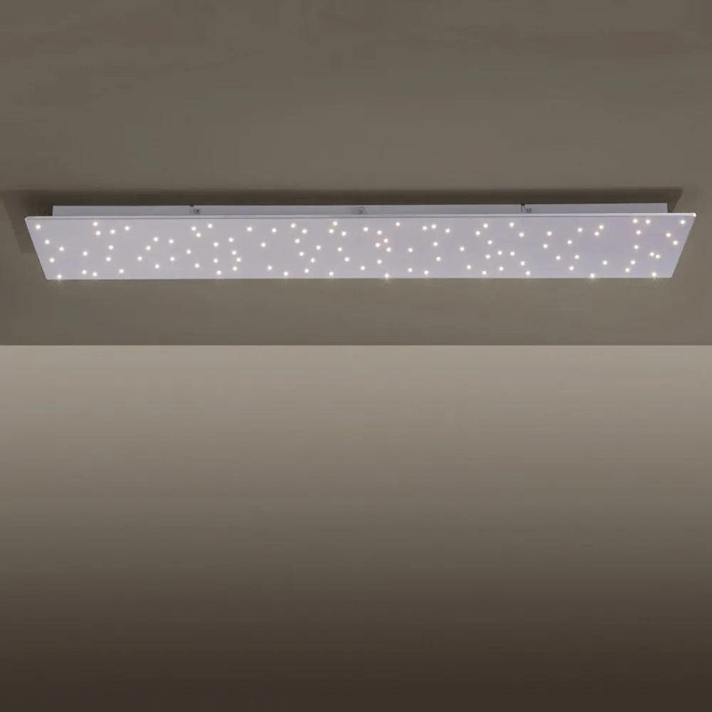 JUST LIGHT. GmbH Loftlamper|Loftlamper > Sparkle LED-loftlampe CCT dim stål 100x45cm