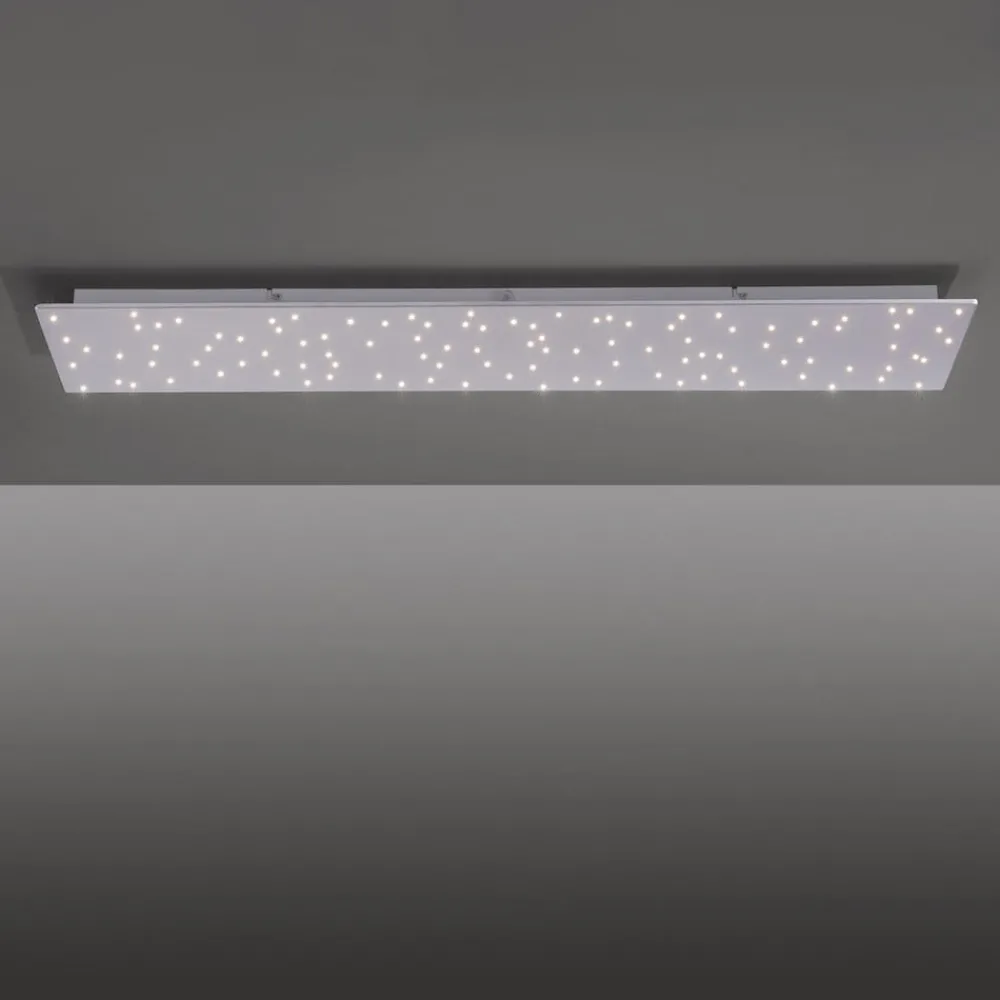 JUST LIGHT. GmbH Loftlamper|Loftlamper > Sparkle LED-loftlampe CCT dim stål 100x45cm