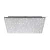 JUST LIGHT. GmbH Loftlamper|Loftlamper > Sparkle LED-loftlampe CCT dim stål 45x45cm