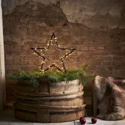 STAR TRADING Dekorationsbelysning|Julepynt > Spiky LED-dekorationslampe med jordspyd, 60 cm