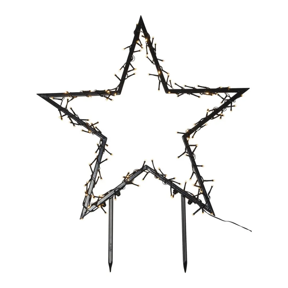 STAR TRADING Dekorationsbelysning|Julepynt > Spiky LED-dekorationslampe med jordspyd, 60 cm