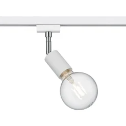Trio Lighting Skinnesystem > spot DUOline Diallo, E27, hvid