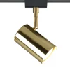 Skinnesystem ^ Trio Lighting spot med 2 kredsløb Marley DUOline, GU10, mat messing