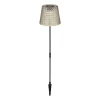 Globo Udendørs Spot > 36635-2S solcelle-lampe med jordspyd, 2, sort/røg