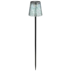 Globo Solcellelamper|Udendørs Spot > 36562S solcelle-lampe med jordspyd, IP44, sølv