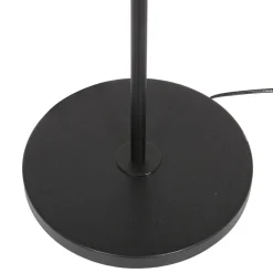 Gulvlamper ^ Steinhauer Stang gulvlampe, LED-læselampe, sort/naturlig fletværk