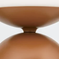 ORION Bordlamper > Stanley bordlampe, koralrød, højde 32 cm, keramik/glas