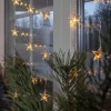 Julepynt|Lysnet, Lysforhæng ^ STAR TRADING Star Curtain LED-lysforhæng, 30 lyskilder