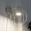HELAM Væglamper > STARLIGHT væglampe, cremehvid 1 lyskilde Ø 18 cm metalstik