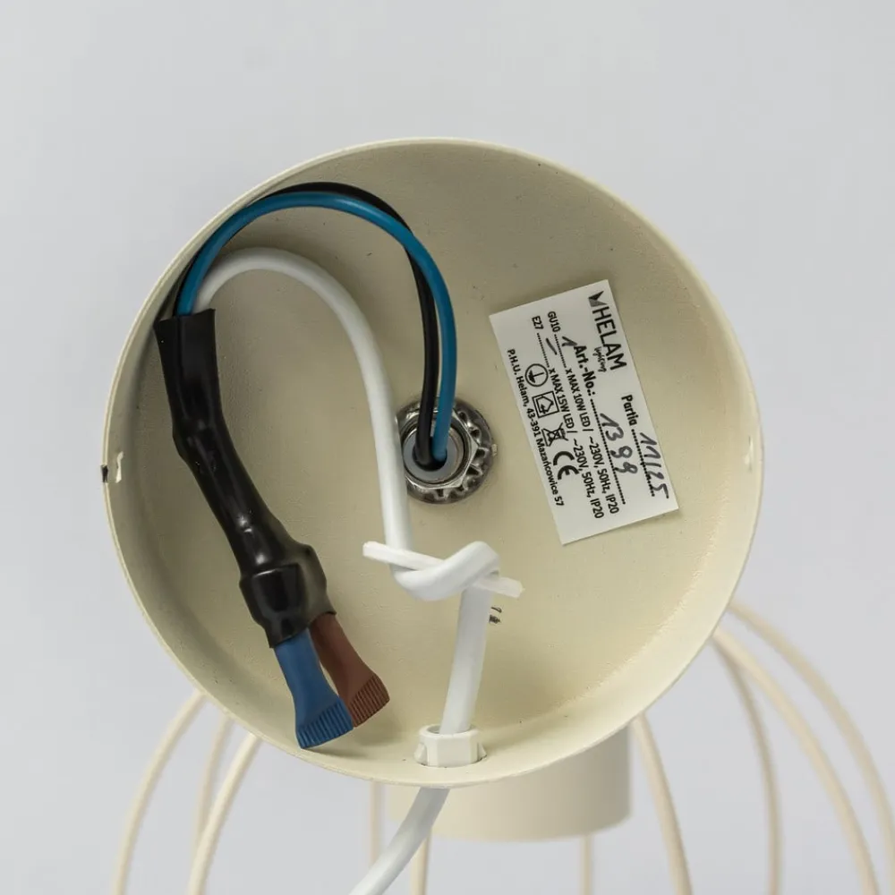 HELAM Væglamper > STARLIGHT væglampe, cremehvid 1 lyskilde Ø 18 cm metalstik