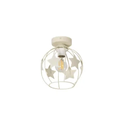 HELAM Loftlamper > Stars loftlampe, sandfarvet, metal, Ø 21 cm