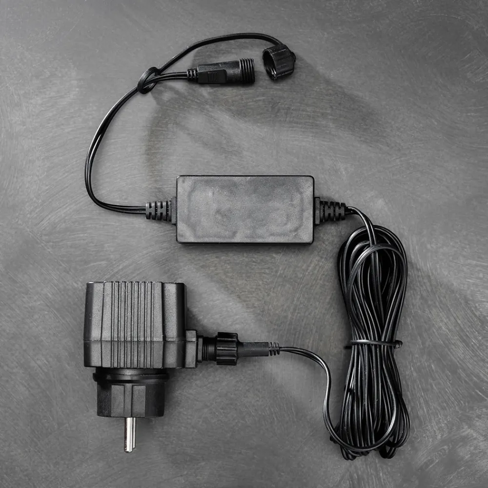 Julepynt|Julelys Udendørs ^ Konstsmide Christmas Startsæt 2 til 24V system LED m. Udendørs transformer
