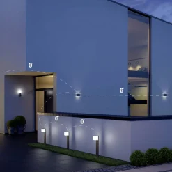 STEINEL Gadebelysning > GL 80 C LED-stibelysning, Bluetooth smart, antracit