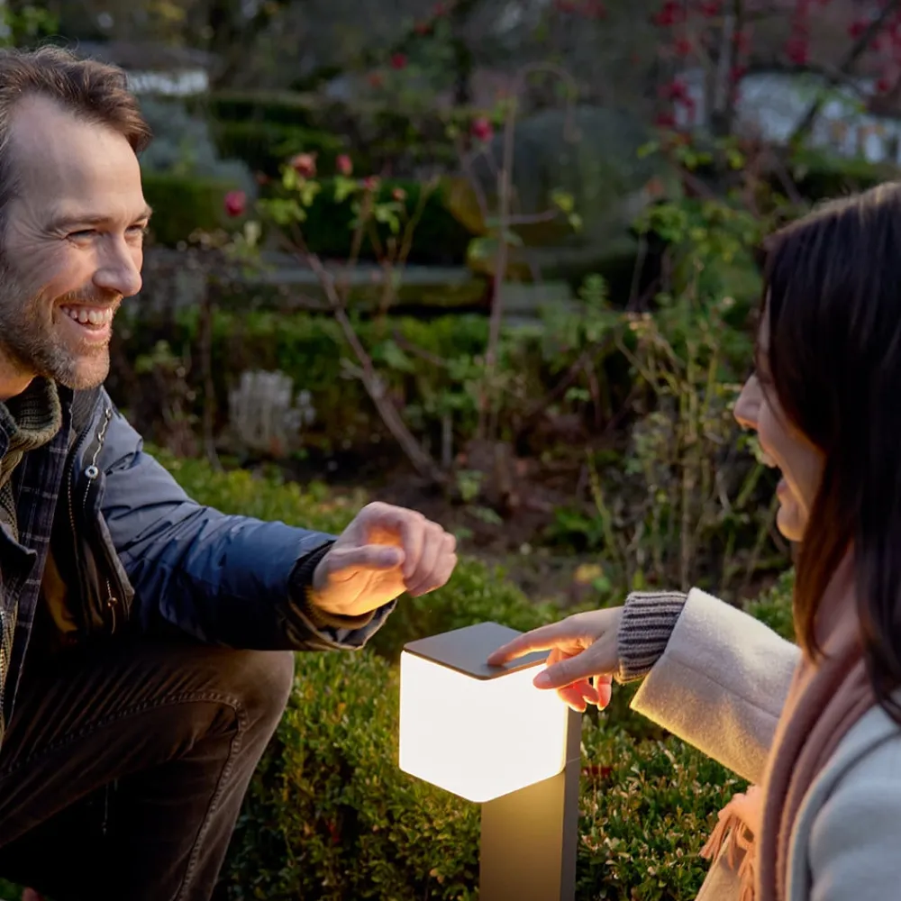 STEINEL Gadebelysning > GL 80 C LED-stibelysning, Bluetooth smart, antracit