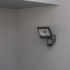 Væglampe Med Sensor|Udendørs Spot ^ STEINEL LED-kameraspotter XLED CAM2 SC, antracit, IP44