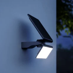 STEINEL Solcelle Lampe Med Sensor|Væglampe Med Sensor > LED-solcellelampe XSolar L-S One, antracit, sensor