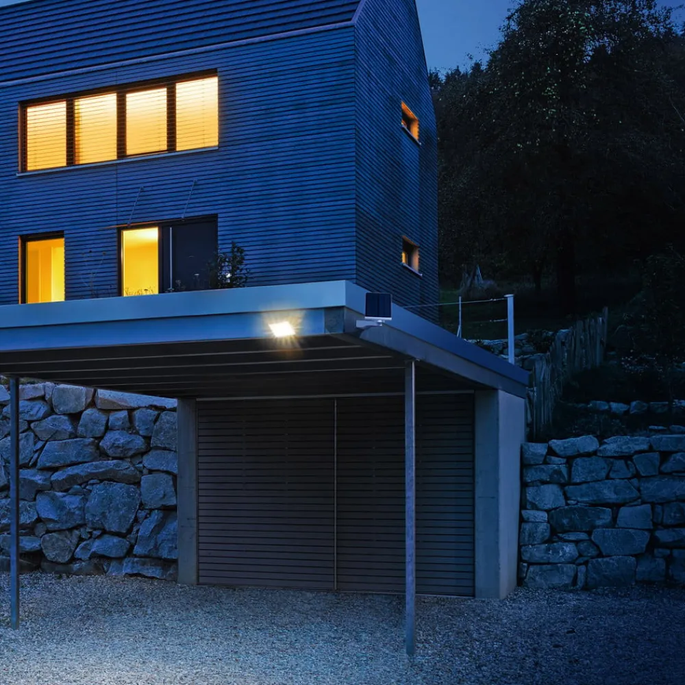 STEINEL Solcelle Lampe Med Sensor|Væglampe Med Sensor > LED-solcellelampe XSolar L-S One, antracit, sensor