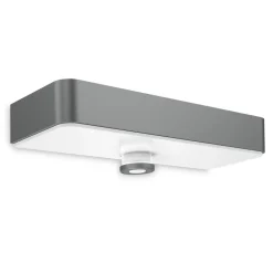 STEINEL Solcelle Lampe Med Sensor|Væglampe Med Sensor > LED-væglampe XSolar SOL-O S, antracit, sensor