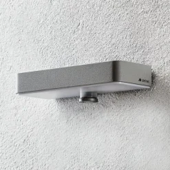 STEINEL Solcelle Lampe Med Sensor|Solcellelamper > LED-væglampe XSolar SOL-O S, sølv, sensor