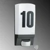 Væglamper ^ STEINEL L 1 husnummerlampe med sensor sort