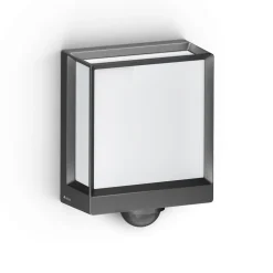 Væglampe Med Sensor|Væglamper ^ STEINEL L40 SC LED-væglampe sensor antracit