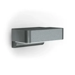 Væglampe Med Sensor|Væglamper ^ STEINEL L 800 SC udendørs LED-væglampe med sensor, antracit