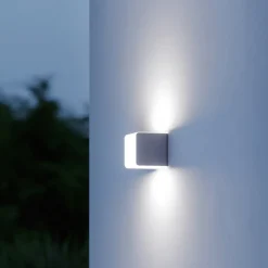 Væglampe Med Sensor|Væglamper ^ STEINEL L 830 SC udendørs væglampe sensor antracit