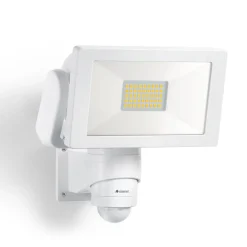 Væglampe Med Sensor|Udendørs Spot ^ STEINEL LS 300 S udendørs vægspot, sensor, hvidt