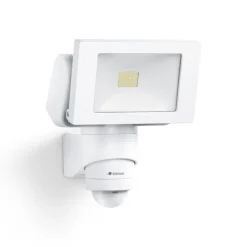 Væglampe Med Sensor|Udendørs Spot ^ STEINEL LS 150 S udendørs vægspot, sensor, hvidt