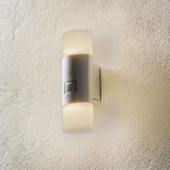 STEINEL Væglampe Med Sensor > L 910 S udendørs LED-væglampe, sensor sølv