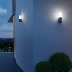 Væglampe Med Sensor|Væglamper ^ STEINEL L 605 S udendørs LED-væglampe, sensor IP44