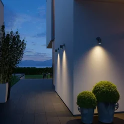 Væglampe Med Sensor|Udendørs Spot ^ STEINEL Spot One S LED-spot GU10, sensor