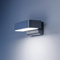 STEINEL Væglampe Med Sensor > udendørs væglampe L 800 SC, sensor, sølv