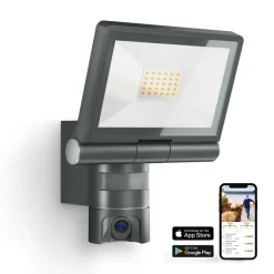 STEINEL Væglampe Med Sensor|Udendørs Spot > XLED Cam 1 SC kameraspot, samtaleanlæg
