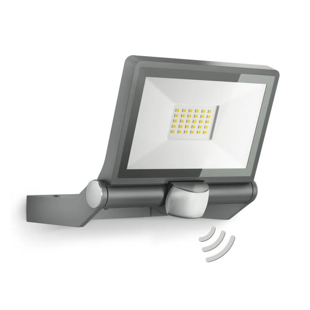 Væglampe Med Sensor|Udendørs Spot ^ STEINEL XLED One S spot, antracit, 20x23x19
