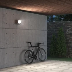 Væglampe Med Sensor|Udendørs Spot ^ STEINEL XLED One S spot, antracit, 20x23x19